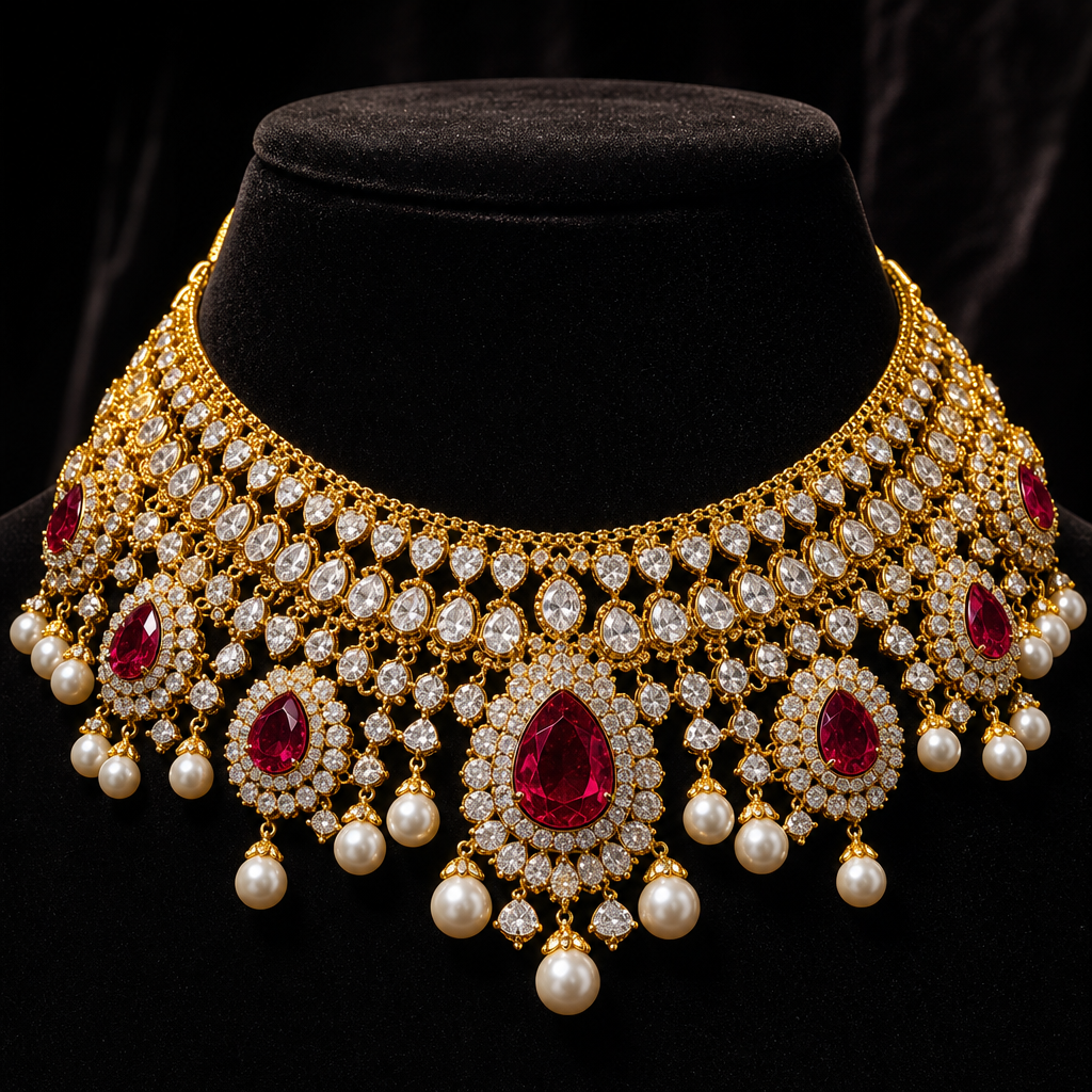 Diamond Statement Necklace