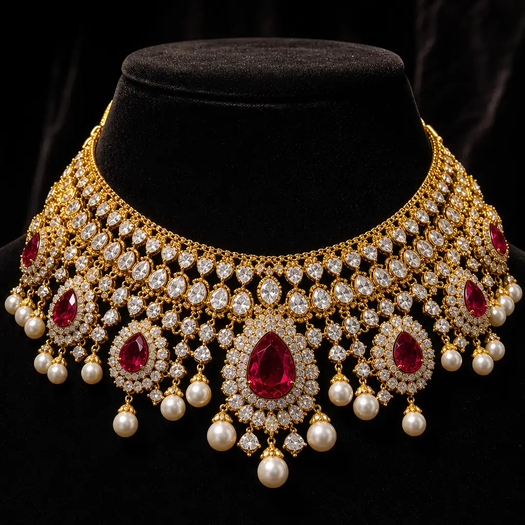 Diamond Statement Necklace